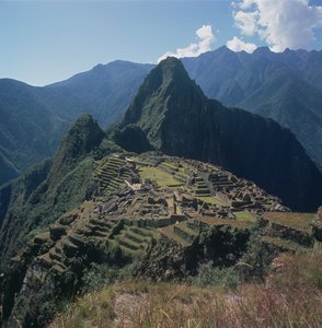 Vue de la citadelle de Machu Picchu - Incan
